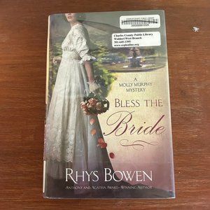 NO Brand Bless The Bride By Rhys Bowen Hardcover Old Library Book Mystery (1427)